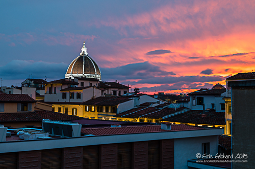 Florence Firenze, Italy Cattedrale di Santa Maria del Fiore Duomo Sunset